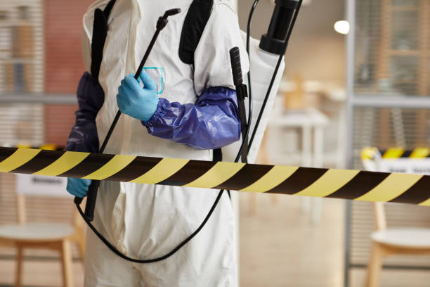 Professional Blood Cleanup technician working in Grant, FL